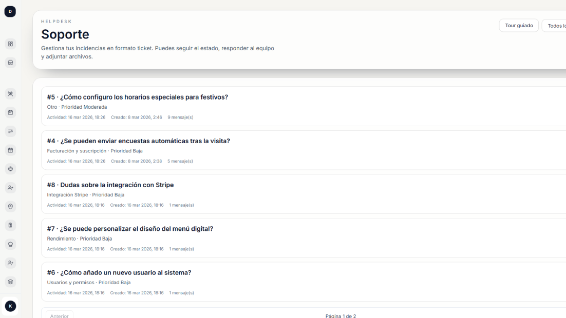 Centro de soporte operativo